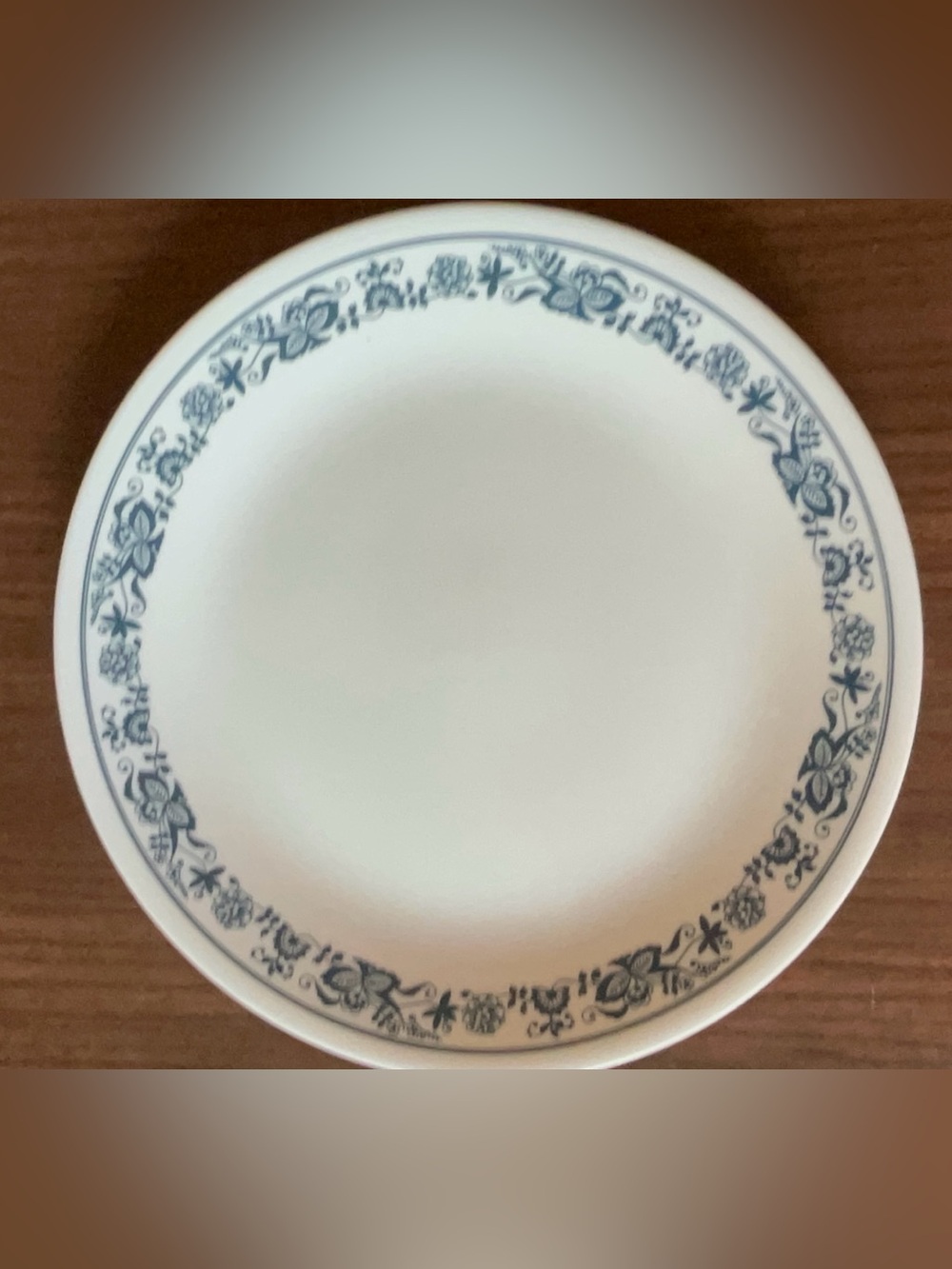 Vintage Corelle Salad Plates in Old Towne/Blue Onion Pattern Set of 2